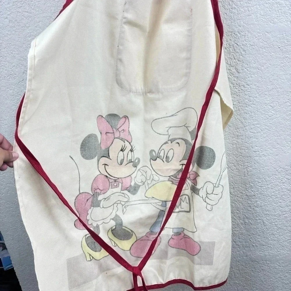 Vintage Disney Mickey and Minnie Apron - Picture 6 of 7